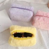 Plush cosmetic bag in macaron color, sweet and large-capacity storage bag, high appearance level bag Specification image
